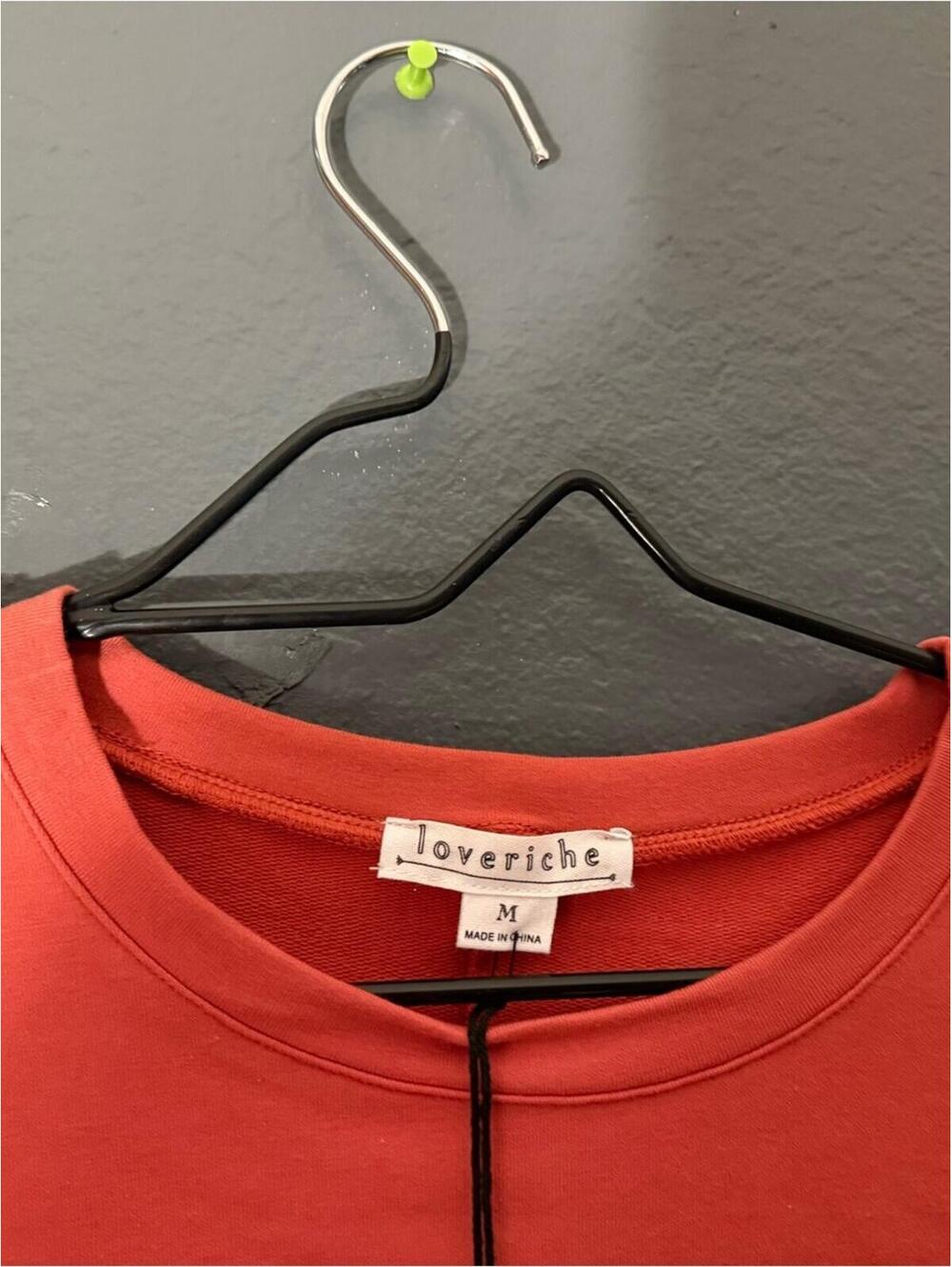 Love Riche Coral Ruffle-Cuff Crew Sweatshirt - Picture 3 of 3